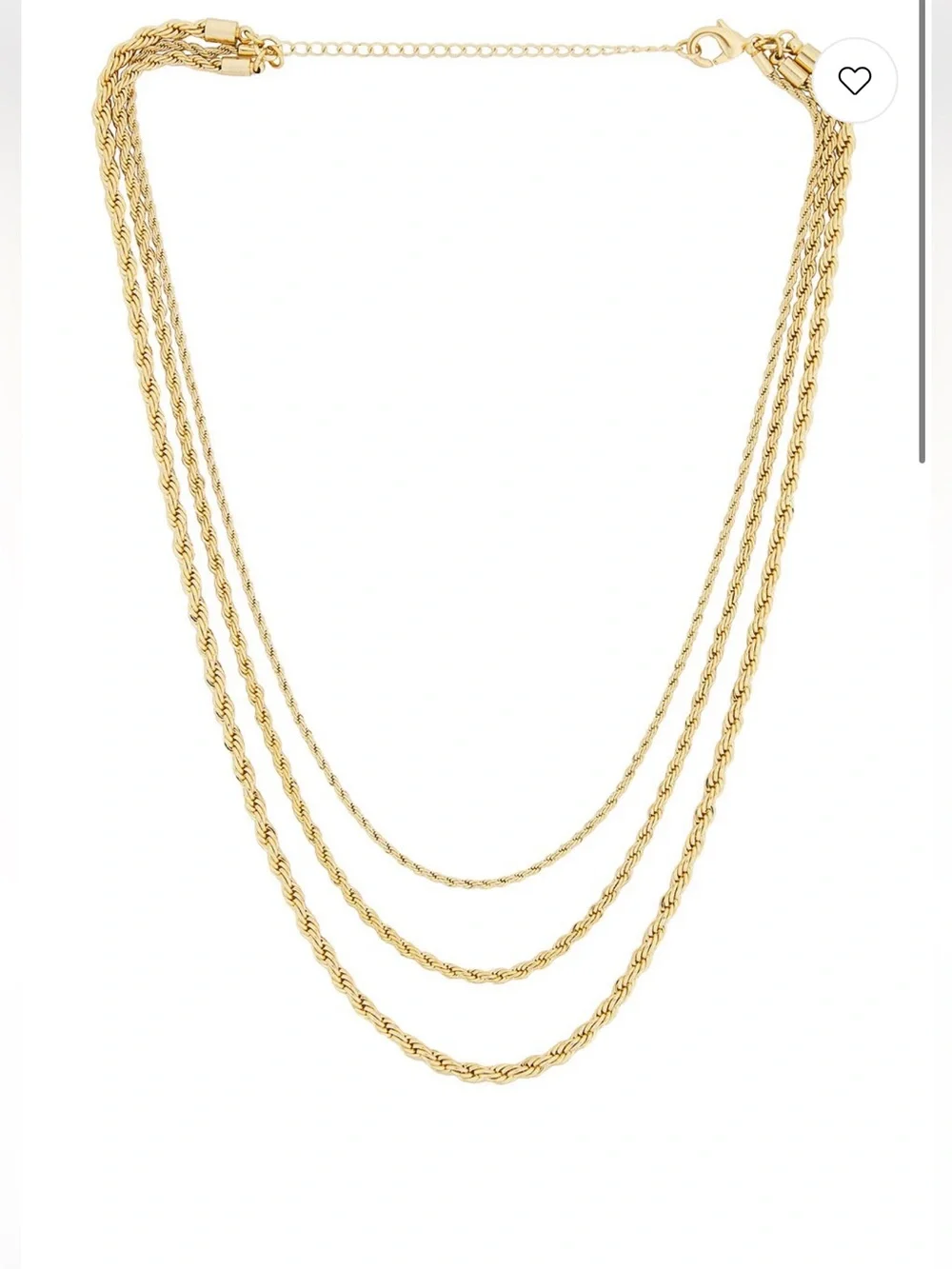 REVOLVE x Lovers&Friends Gold Triple Rope Layered Necklace